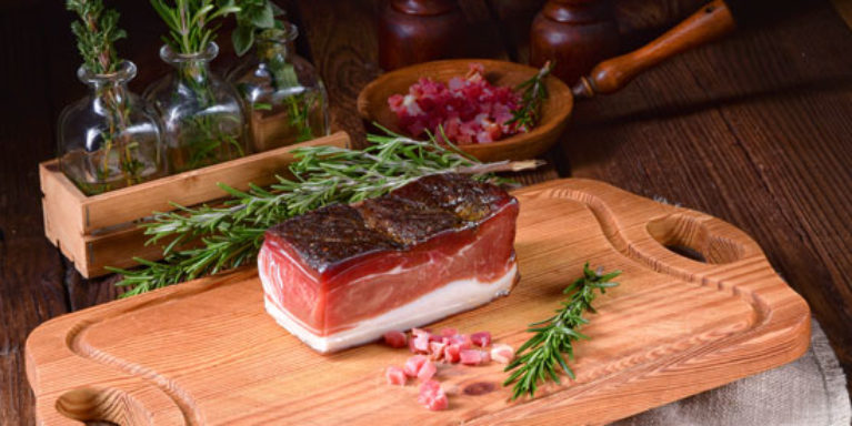 Mitbringsel aus Seefeld, original Tiroler Speck
