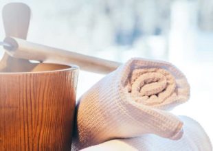 Slider-Wellness-Sauna Aufguss