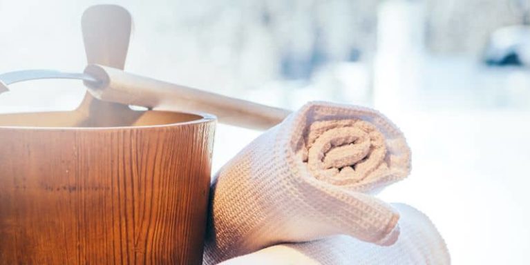 Slider-Wellness-Sauna Aufguss