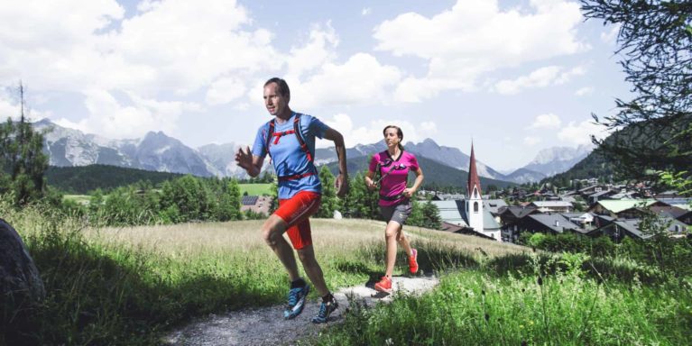 Lauf auf den Pfarrhügel in Seefeld